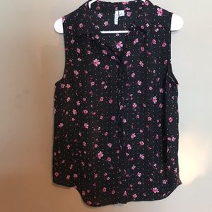 Elle Button Down Tank